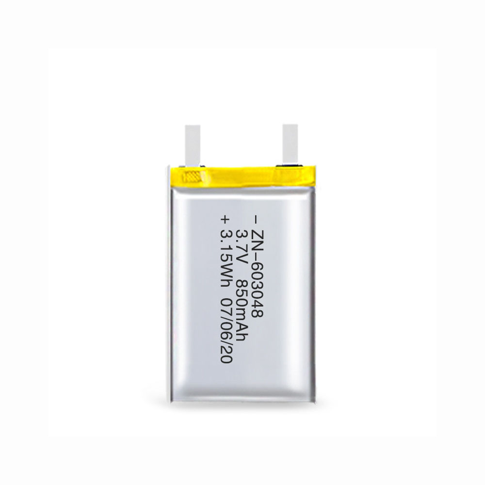 .7V 850mAh Lithium Polymer Battery 603048