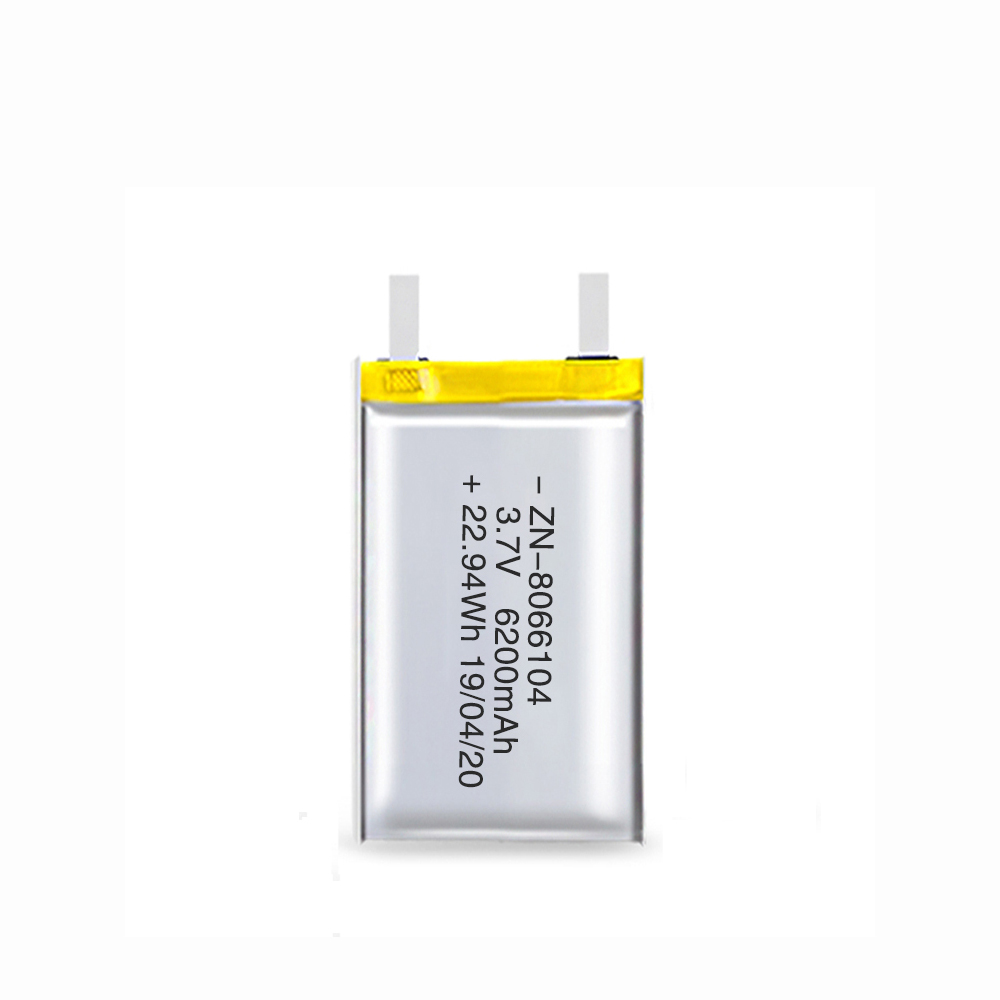 3.7V 6200mAh Polymer Lithium Battery 8066104