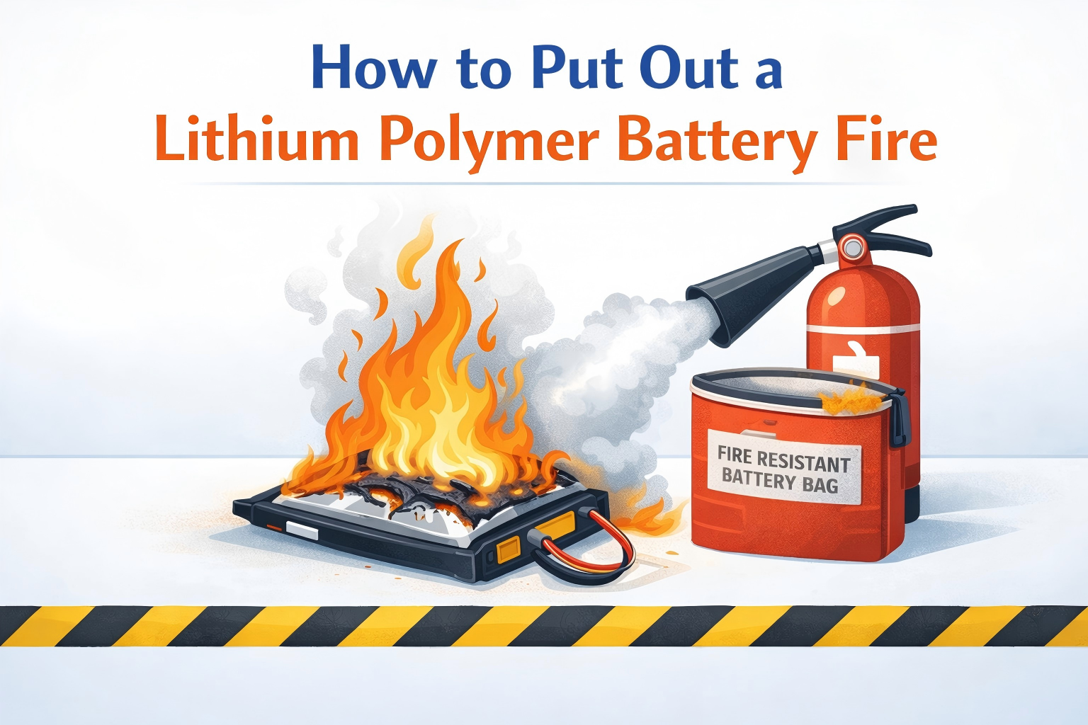How to Put Out a Lithium Polymer Battery Fire