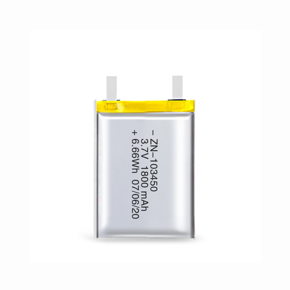 3.7V 1800mAh Li Polymer Battery 103450