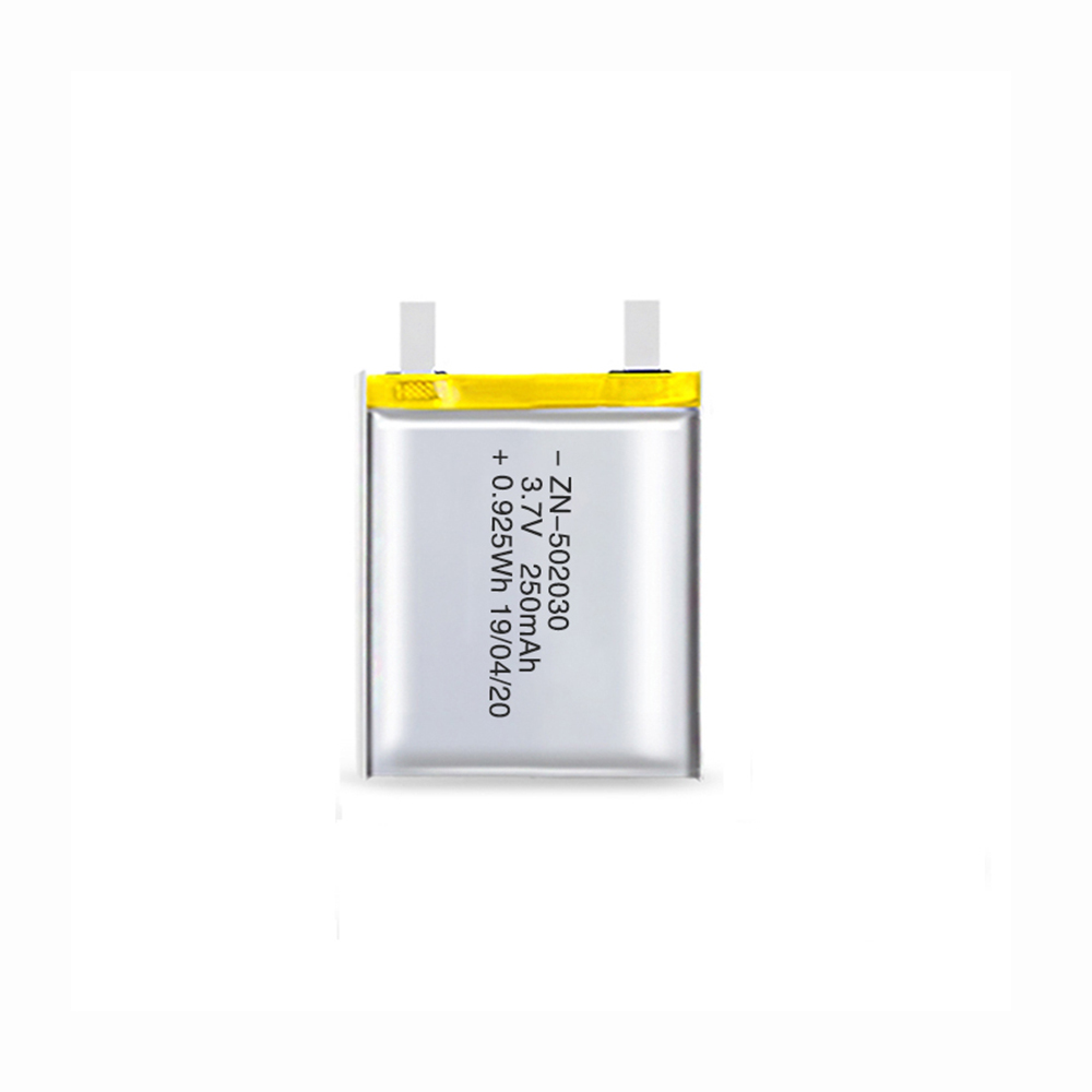 3.7V 250mAh 502030 Rechargeable Lipo Battery
