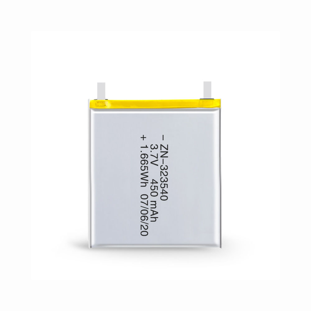 323540 450mAh 3.7v lipo battery