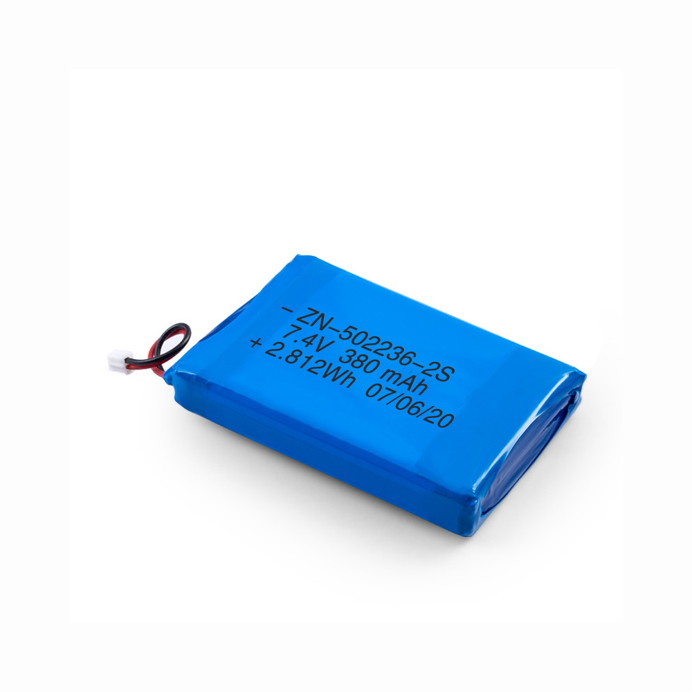 7.4V 380mAh Battery Pack 502236