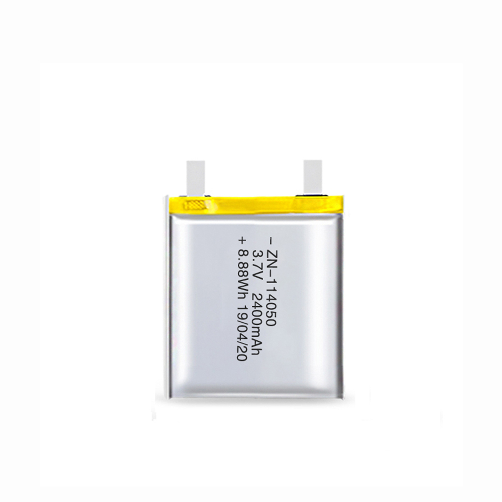 3.7V 2400mAh Lithium Polymer Battery 114050