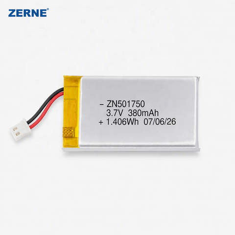 Bateri Boleh Dicas Semula Polimer Litium 3.7V 380mAh 501750 