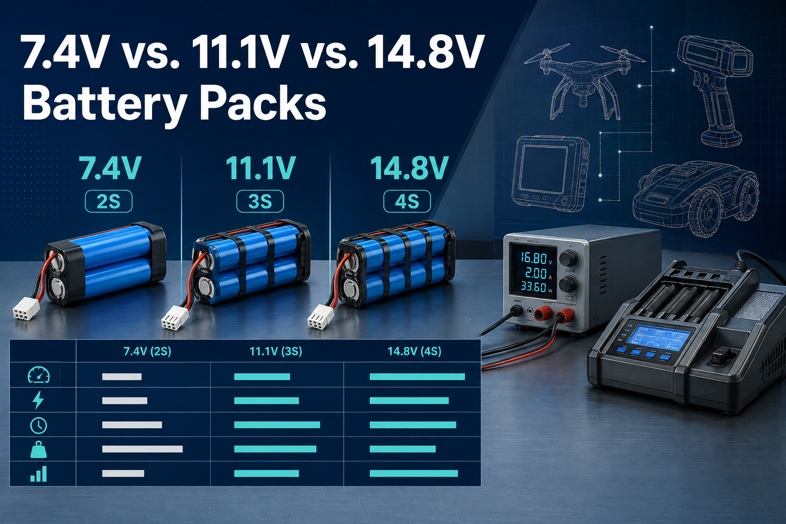 7.4V vs. 11.1V vs. 14.8V バッテリー パック.png