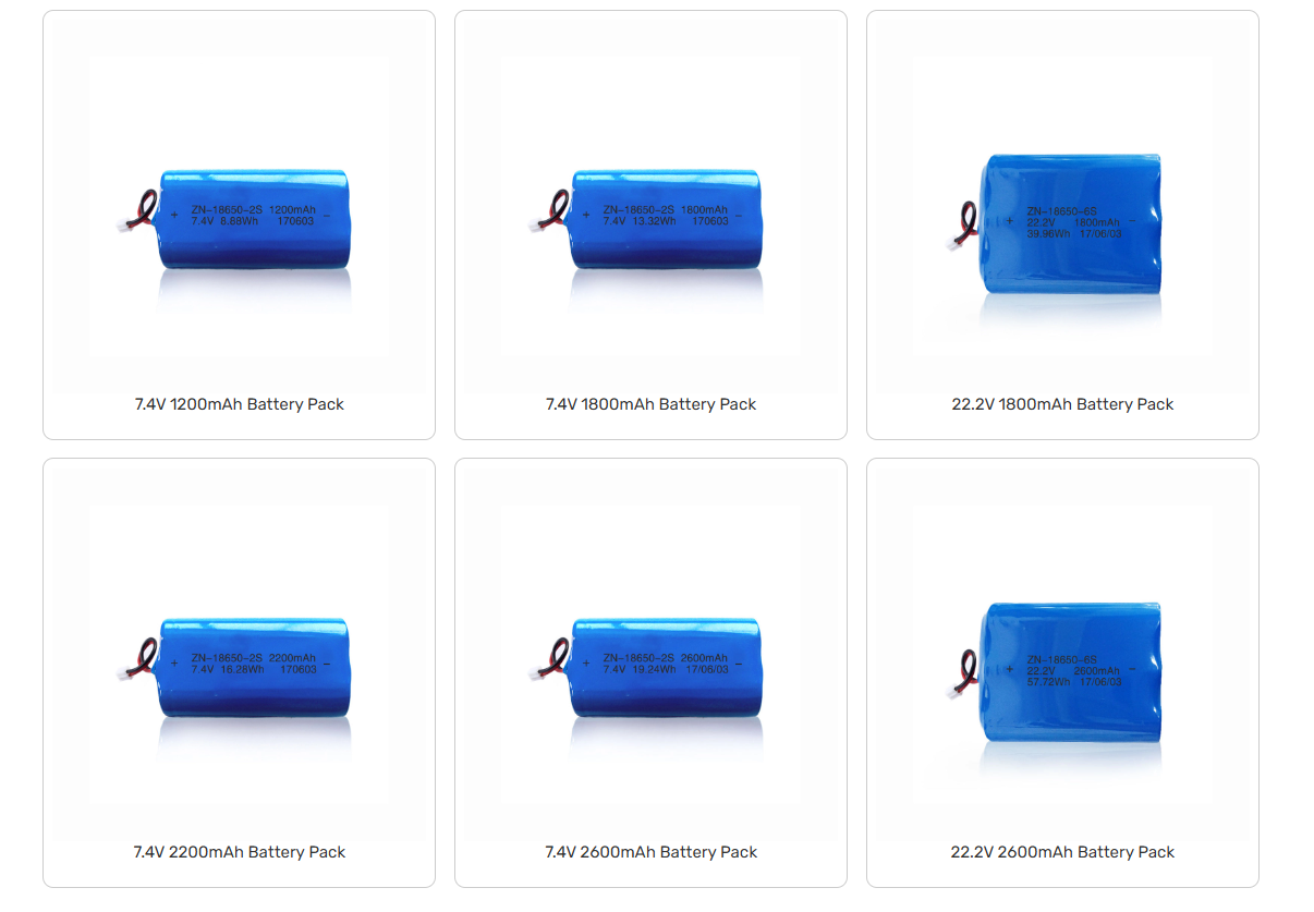 custom 18650 battery pack